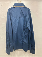 New Men’s Panhandle Slim Royal Blue Long Sleeve Button Up Small J-61
