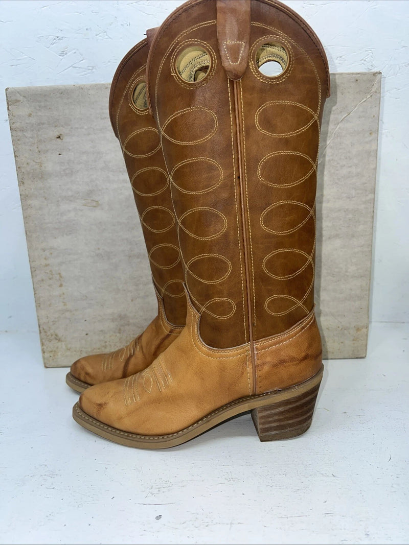 New Women’s Brown Texas Brand Cowboy Boots. 4544 5.5 5 1/2 M. 20-57
