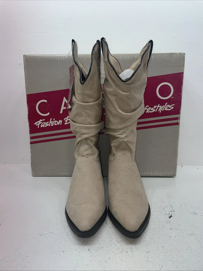 New Women’s Cream Capezio Cowboy Boots. L 509 9 M. 15-62