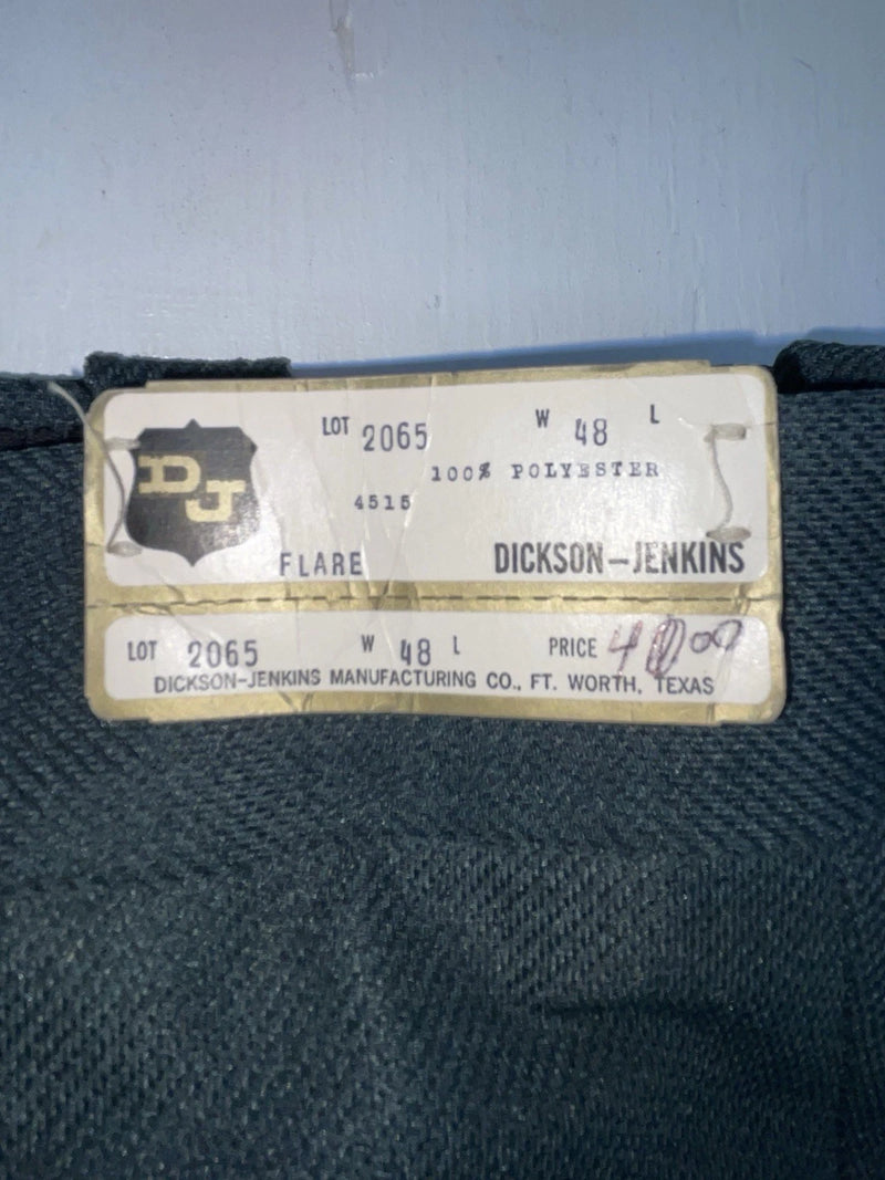 New Vintage Green Dickson Jenkins Polyester Pants #2065 OO-9