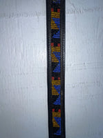 New Black Genuine Leather Chambers Beaded 28” Belt #PR485 JJ-136