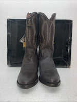 New Men’s Brown Dan Post Cowboy Boots. 2293 9 E W. 4-82