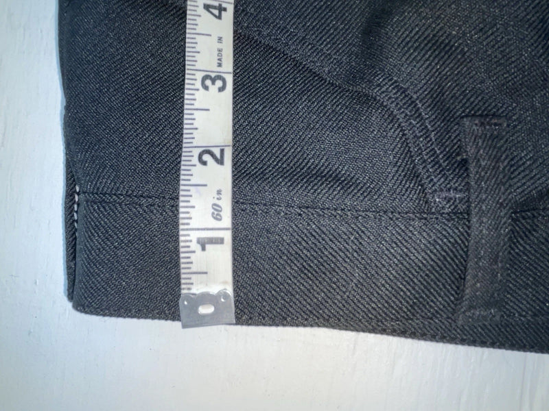 New Vintage Black Wrangler Polyester Pants #82BK ZZ-13