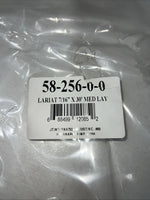 New Tough 1 White Lariat 7/16” X 30” Med Lay Rope #58-256-0-0 U-15