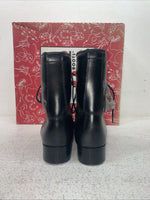 New Youth Black Lace Up Texas Brand Cowboy Boots. B 1350 5 D. 2-117