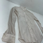 New Women’s Pink Stripped Devon Aire English Long Sleeve Shirt. 30 G-21