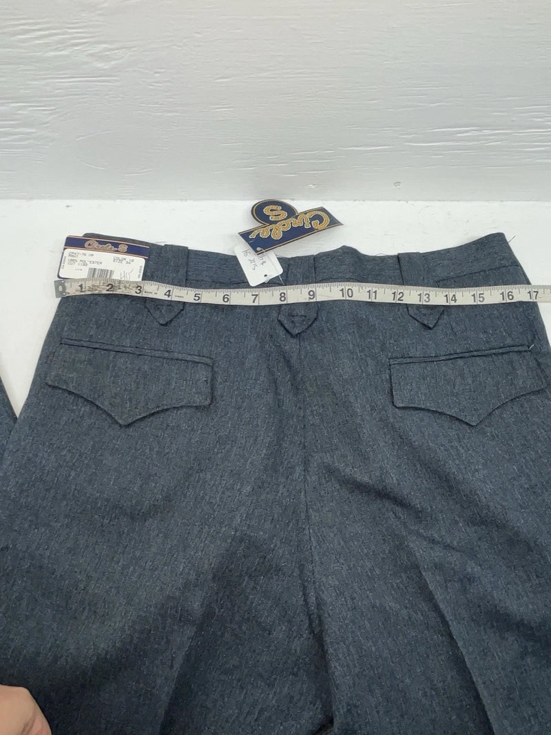 New Vintage Blue Circle S Polyester Pants #CP4776 SS-8