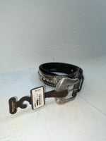 New Black Genuine Leather Nocona Bling And Tooled 28” Belt #N2463401 NN-32
