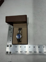 New Women’s Montana Silversmiths Silver Blue Watch. MT650 D-19