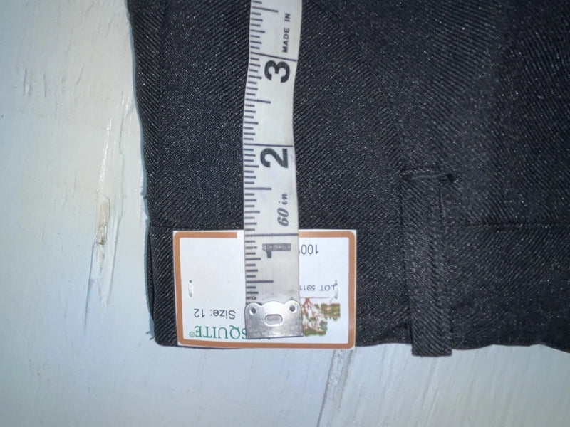 New Vintage Black Mesquite Polyester Pants #5911 ZZ-51