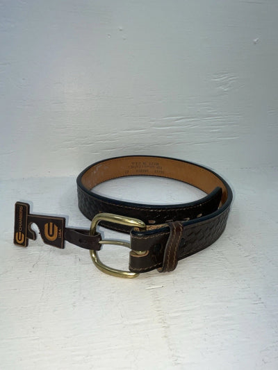 New Brown Genuine Leather Chambers Tooled 26” Belt #UN605H NN-36