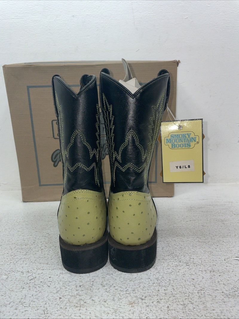 New Youth Green Smoky Mountain Cowboy Boots. 3027 6. 2-123