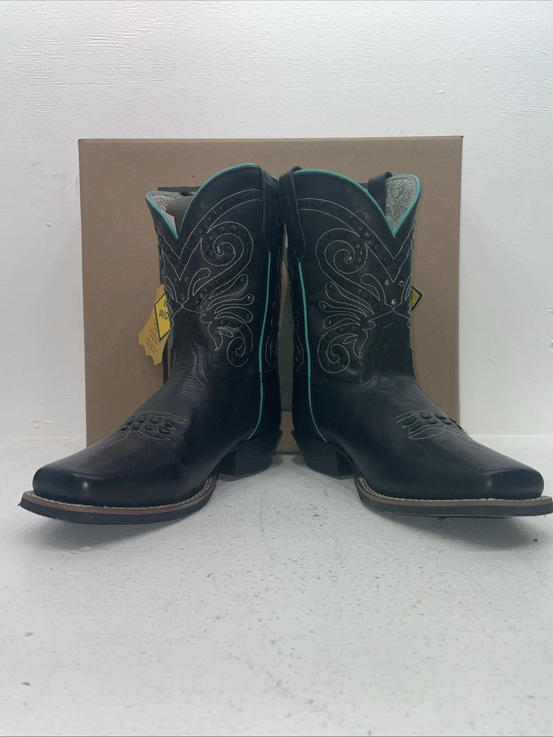 New Women’s Black Smoky Mountains Cowboy Boots. 6062 8.5 8 1/2 W. 15-51