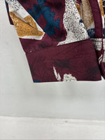 New Women’s Cowboy Threads Multicolor Design Long Sleeve Button Up Large MM-133