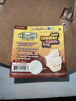 New Tough 1 Brown Leather Split Saddle Bag #61-4304 G-502