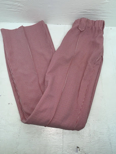 New Vintage Red Checkered Dickson Jenkins Polyester Pants #534 VV-72