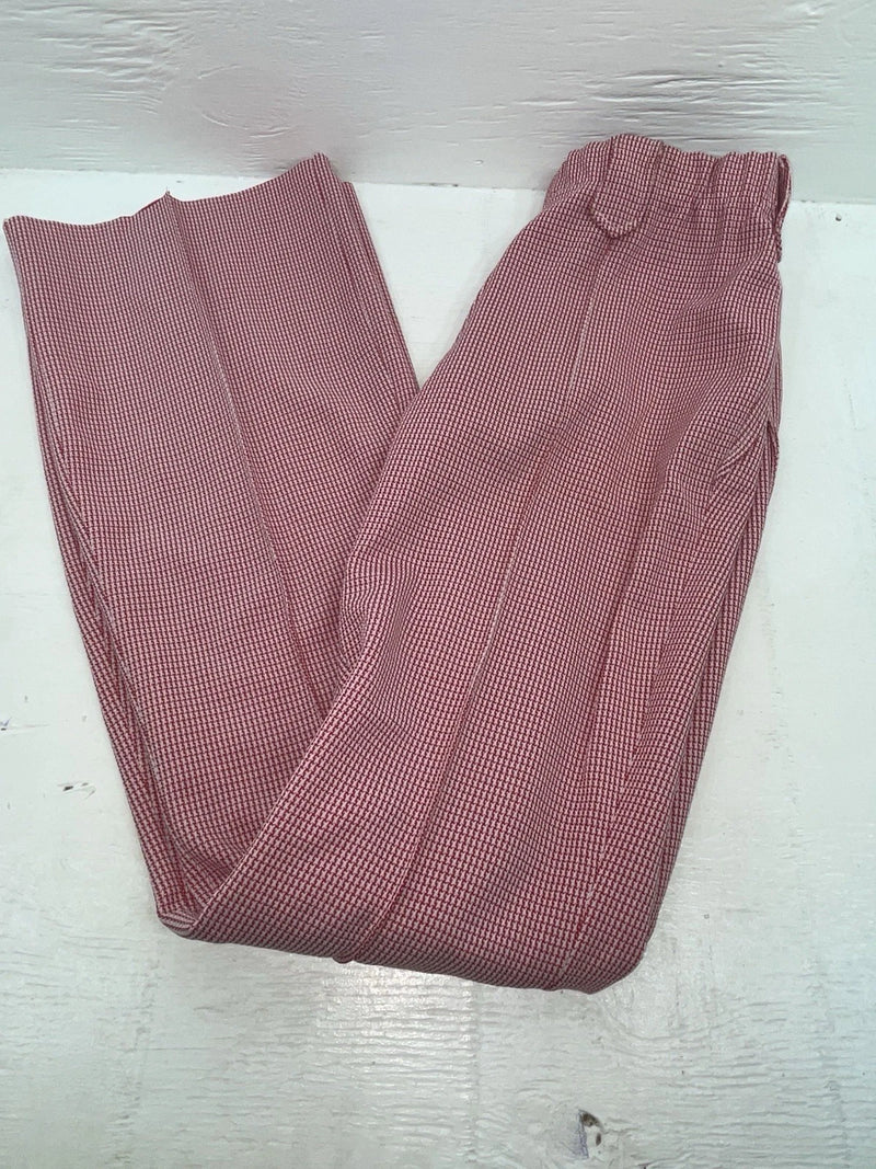 New Vintage Red Checkered Dickson Jenkins Polyester Pants #534 VV-72