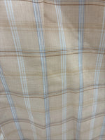 New Men’s ELY Cattleman Orange Plaid Short Sleeve Pearl Snap Large X-24