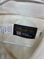 New Men’s Panhandle Slim Yellow Long Sleeve Strip Pearl Snap XL J-47