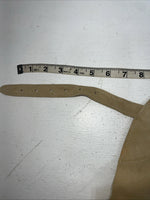 NOS Tan Show Chaps With Fringe Adjustable Waist 42” L-48