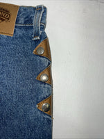 New Women’s Diamond Cut Gusset Denim Jeans No Back Pockets. 17/18x36 K-7
