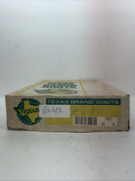 New Men’s Brown Texas Brand Cowboy Boots. 7311 10 D. 6-43