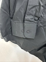 New Men’s Classix Black Long Sleeve Button Up Medium 32/33 E-79