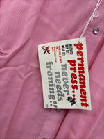 New Women’s Rockmount Pink Long Sleeve Pearl Snap Size 34 TT-34