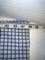 New Vintage Blue Checkered Polyester Pants #5450087 NN-153