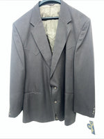New Men’s Circle S Brown Suit Jacket 48L #1929 S-608