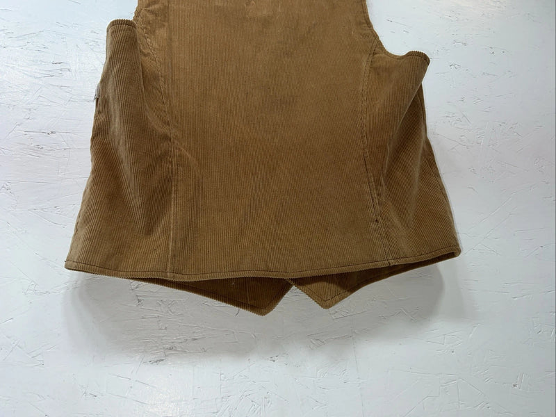 New Women’s Pioneer Wear Brown Velvet Vest 42 UU-34