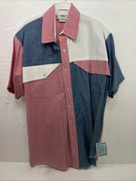 New Men’s Cowboy Threads Multiple Color Short Sleeve Button Up Medium B-97