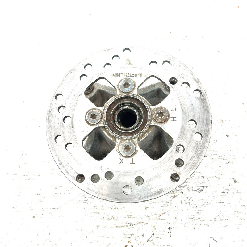 2001 Bombardier DS650 OEM Front Wheel Hub W/Right Brake Rotor 705400045 AB16
