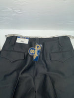 New Vintage Black Circle S Polyester Pants #CP5091 SS-33