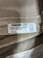 Nw Men’s Tan Cowboy Cut Slim Fit Wrangler Jeans. 11x36 G-3