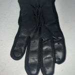 New Black Leather Riding Show Gloves #24595K Q-500