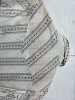 New Men’s Champion Western White Western Short Sleeve Pearl Snap Small J-57