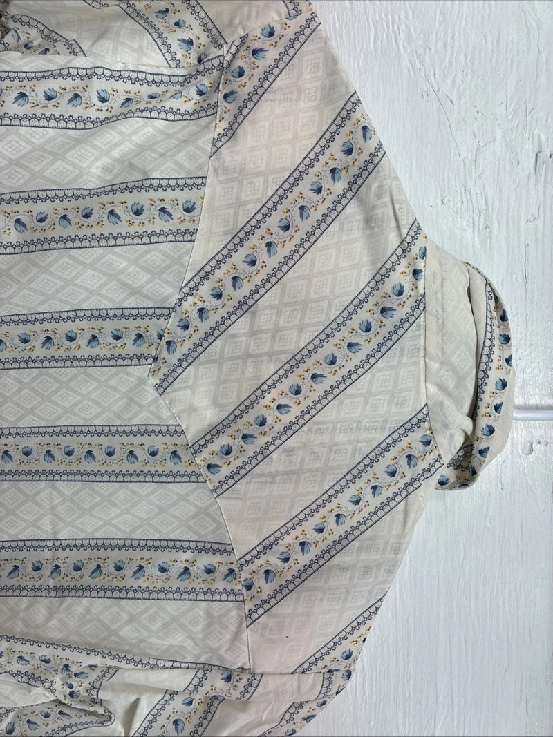 New Men’s Champion Western White Western Short Sleeve Pearl Snap Small J-57