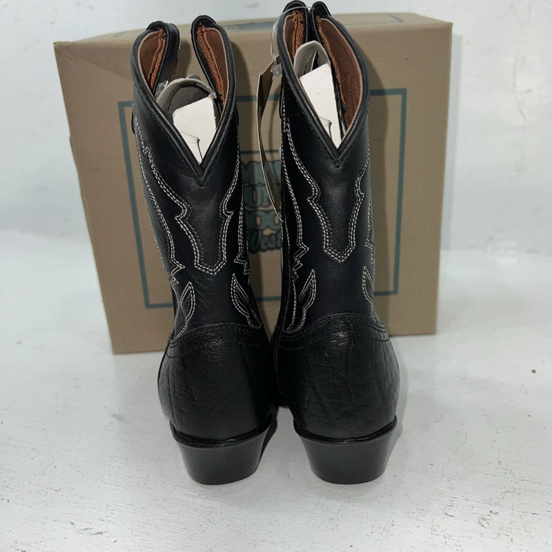New Children’s Black Smoky Mountain Cowboy Boots. 1117 C 10.5 10 1/2. 24-65