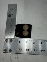 New Women’s Reflexions Silver Leather Earrings. RFR400 A-53