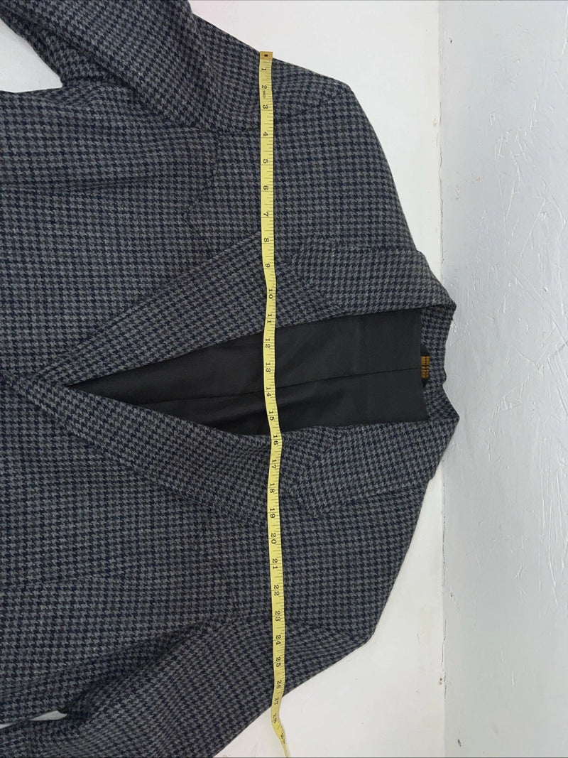New Men’s Pioneer Wear Blue Plaid Suit Jacket 46 #12504 T-603