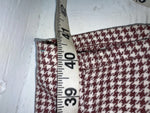 New Vintage Red And White Checkered Lee Polyester Pants #2600362 SS-74