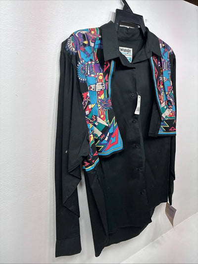 New Women’s Wrangler Western Long Sleeve Button up XL DD-89