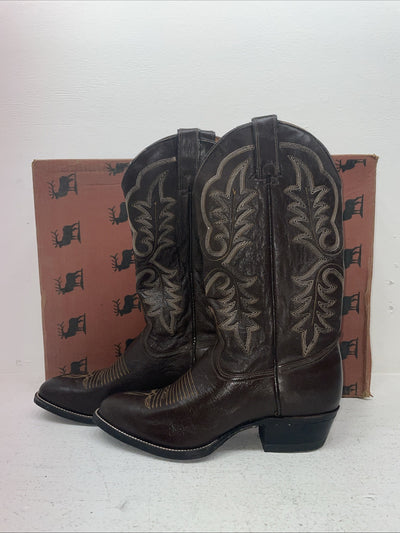 New Men’s Brown Texas Imperial Cowboy Boots. M 117 9.5 9 1-2 D. 5-40