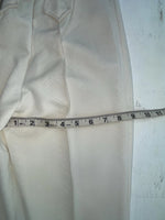New Vintage White Panhandle Slim Polyester Pants #1534 3A-62