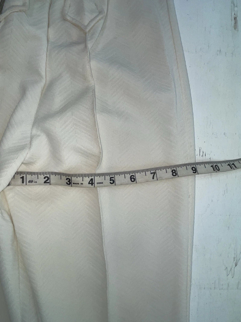 New Vintage White Panhandle Slim Polyester Pants #1534 3A-62
