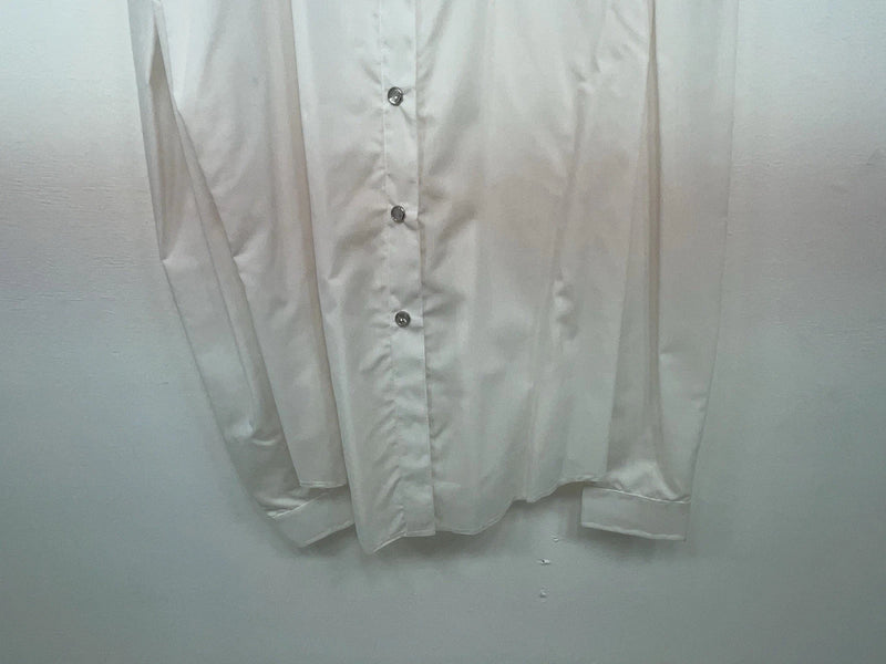 New Women’s White H Bar C Long Sleeve Button Up Shirt 3B-34