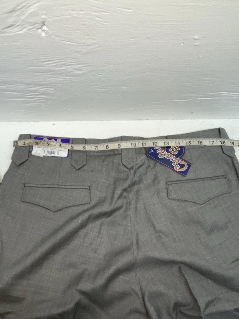 New Vintage Gray Circle S Polyester Pants #CP6715 SS-6