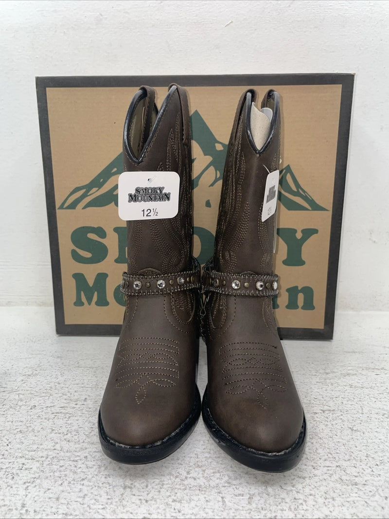New Kids Brown Smoky Mountain Cowboy Boots. 1177 C 12.5 12 1/2. 23-12