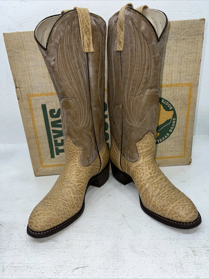 New Women’s Brown Texas Brand Cowboy Boots. 4685 7 M. 18-90